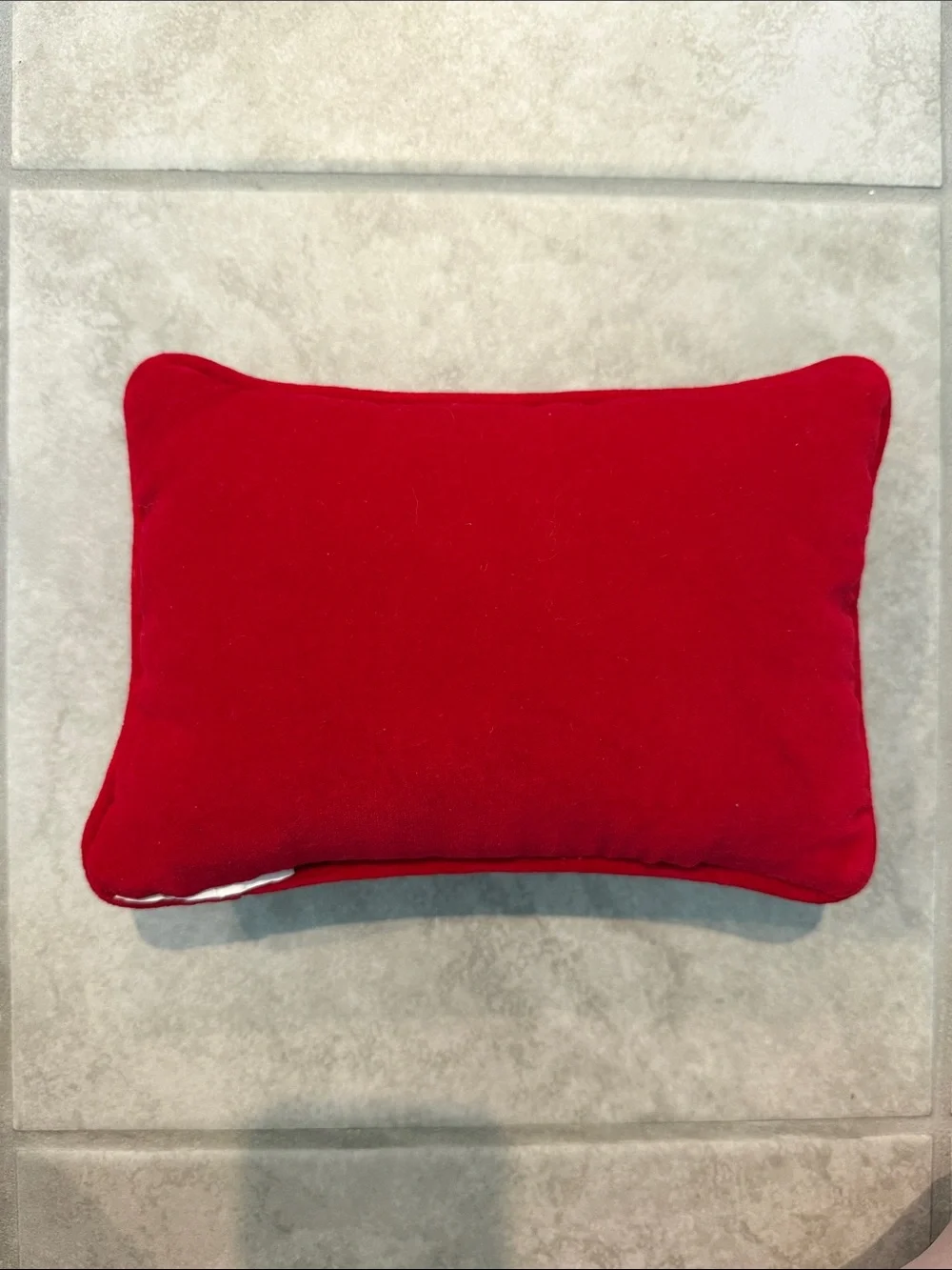 Holiday Needlepoint Pillow Set - 'Dear Santa' Messages